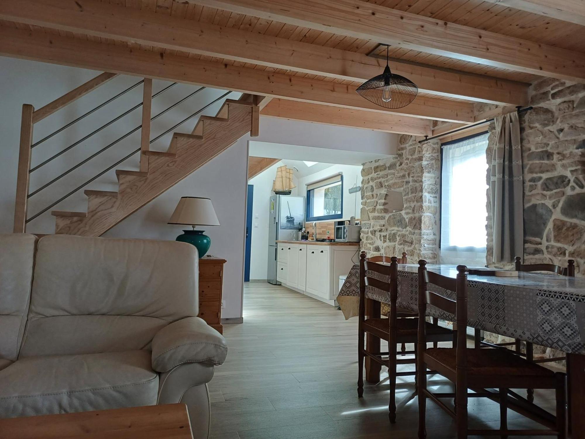 Charmante Petite Maison Rostiviec Bord De Mer Loperhet Dış mekan fotoğraf